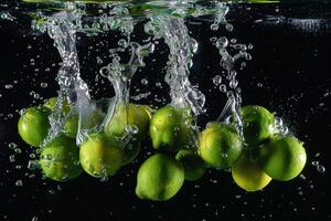 Lime splash photograph - lime splash fine art print photo