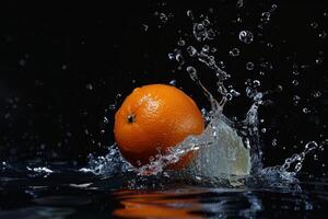 A splash of water photo
