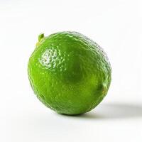 A lime on a white background photo
