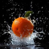 A splash of water photo