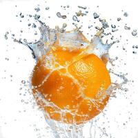 Orange in the water photo
