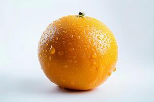 Orange with water droplets photo