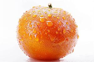 Orange with water droplets photo