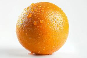Orange with water droplets photo