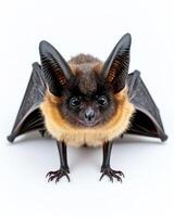 A bat with big ears and big eyes photo