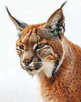 A lynx is looking at the camera photo