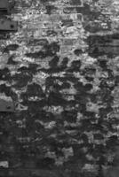 The background of the old red brick wall for design interior and various scenes or as a background for interviews. photo