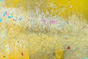 The texture of the stone with various impregnations. photo