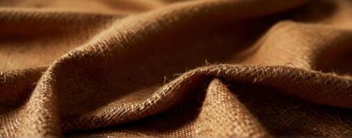 A close up image of brown fabric photo