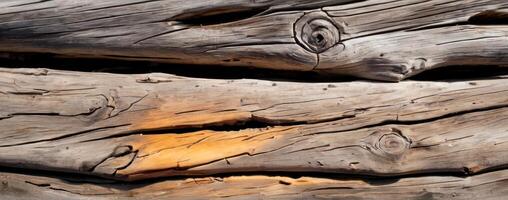 A close up image of some old wood photo