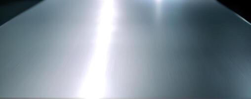 An image of a metal plate with light shining on it photo