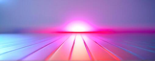 An image of a blurred floor with colorful lights photo