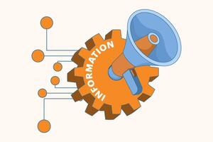 marketing automation with AI business technology. Email campaigns, lead nurturing, data analysis and personalized content. Artificial intelligence marketing automation with customer segmentation. vector