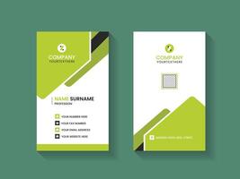 Creative and modern business card for company and brand. vector