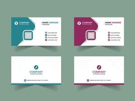 Business card for company and brand etc. Creative and modern visiting card. vector