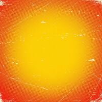 Old scratched card with halftone gradient vector