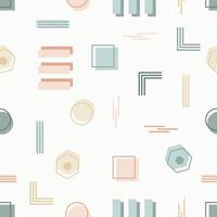 abstract retro memphis seamless pattern vector