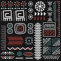 abstract ethnic doodle ornament pattern vector