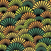 abstract colorful geometric floral pattern vector