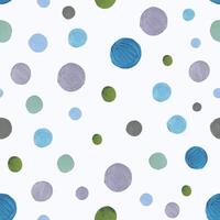 abstract dot circle watercolor pattern vector