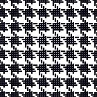 black and white checkered square pattern vector