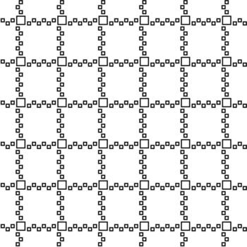 sencillo básico cuadrado tela modelo vector