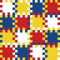 abstract square bright colour pattern vector