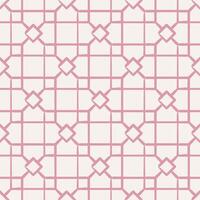 abstract pink outline geometric pattern vector