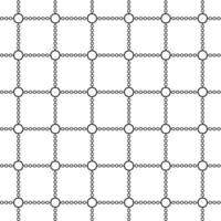 circle chain fabric basic pattern vector
