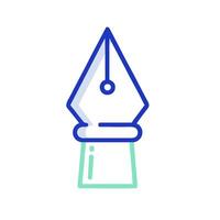 A pen and ink on a white background vector