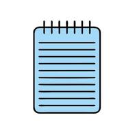Notebook icon illustration design vector