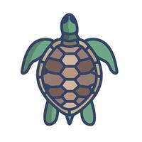A turtle icon on a white background vector