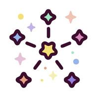A starburst icon with many stars and stars vector