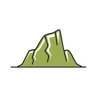 mountain icon illustration vector