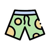 a pair of shorts with polka dots on them vector