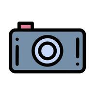 a camera icon on a white background vector