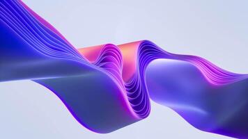Colorful Gradient Smooth Floating Cloth Shapes Background video