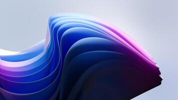 Smooth Floating Gradient Cloth Shapes Clean Motion Design Background video