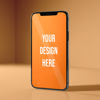 Mock Up Mobile Phone Interface Template psd