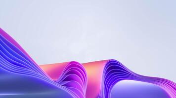Colorful Smooth Floating Shapes Background video
