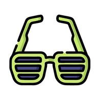 glasses icon illustration design vector
