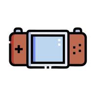 a game controller icon on a white background vector