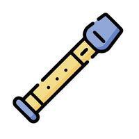 a musical instrument icon on a white background vector