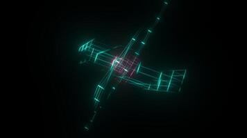 Digital elements from lines video