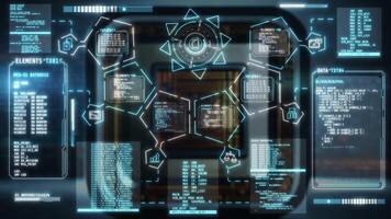 The process of processing data with a tablet. video