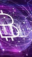 Animated cryptocurrencies data flow in virtual space. video