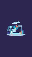 A Mysterious Eye Analyzing Business While Checking Financial Metrics 2D Cartoon Animation on Vertical video