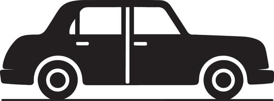 The car icon design is clean, stunning, and beautiful, making it ideal for logos, posters, t-shirts, and other graphic projects vector