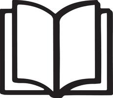 An open book icon created for various companies, featuring a clean, beautiful, and refined design. Perfect for logos, posters, t-shirts, and other graphic projects vector