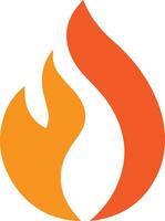 A basic fire flame icon image created for various types of companies. The design is clean, smooth, and outstanding, making it perfect for logos, posters, t-shirts, and other graphic projects vector